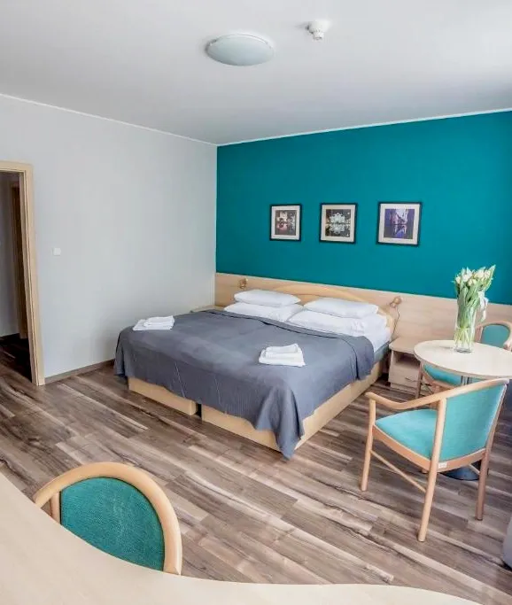 Dvojlôžková izba s manželskou posteľou a klimatizáciou, Hotel TeleDom Košice